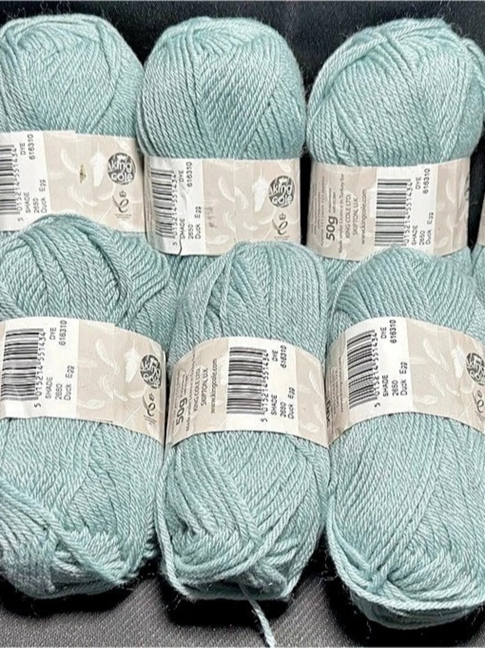 King Cole Majestic DK Yarn Skeins in Blue NWT